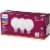 Philips 3.8-Watt (40-Watt) Medium Base Globe G25 LED Light Bulbs Perspective: bottom