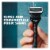 Gillette® Intimate Pubic Hair Razor Cartridges Perspective: bottom