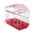 Cockatiel Flight Bird Cage- Red/White Perspective: bottom