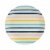 Smart Planet Striped Bamboo Fiber Salad Plates Perspective: bottom