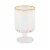 Infuse 4 Piece Stackable Glass Goblet Set Perspective: bottom