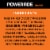 Powerade® Orange Sports Drink Bottle Perspective: bottom