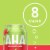 Aha® Lime And Watermelon Flavored Sparkling Water Cans Perspective: bottom
