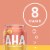 Aha® Peach And Honey Flavored Sparkling Water Cans Perspective: bottom
