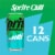 Sprite Chill Zero Sugar Cherry Lime Soda Cans Perspective: bottom