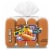 Ball Park Butter Hot Dog Buns Perspective: bottom