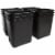 United Solutions 12 Pack Trash Wastebasket for Commercial and Kitchen, 7 Gallon Perspective: bottom