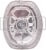 Handi-foil® Eco-Foil Oval Rack Roaster Pan with Handles - Silver Perspective: bottom