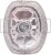 Handi-foil® Eco-Foil Oval Rack Roaster Pan with Handles - Silver Perspective: bottom