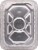 Handi-foil® Eco-Foil® Extra Deep Super King Roaster Disposable Pan - Silver Perspective: bottom