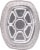 Handi-foil® Eco-Foil® Giant Rack Roaster Disposable Pan - Silver Perspective: bottom