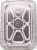 Handi-foil® Eco-Foil® Rectangular Rack Roaster - Silver Perspective: bottom