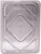 Handi-foil® Cook-n-Carry Half Sheet Cake Disposable Pan and Lid - Silver Perspective: bottom