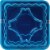Handi-foil® Cook-n-Carry® Square Cake Disposable Pans and Lids - Silver/Blue Perspective: bottom