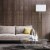 Globe Electric Matte Brass Floor Lamp with White Linen Shade Perspective: bottom