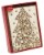 Papyrus Gold Glitter Christmas Tree Boxed Holiday Cards Perspective: bottom