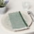 Heirloom Jade Chambray Cotton Napkins Perspective: bottom