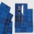 Now Designs Second Spin Plaid Napkin Indigo - Blue Perspective: bottom