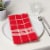 Now Designs Second Spin Plaid Napkin Chili - Red Perspective: bottom