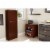 Axess Printer Cart in Royal Cherry - South Shore Perspective: bottom
