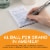 BIC® Atlantis Medium Point Ball Pen - Black Perspective: bottom