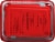 Pyrex® 6-Cup Covered Glass Storage Dish - Red/Clear Perspective: bottom
