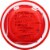 Pyrex® Covered Round Storage Dish - Clear/Red Perspective: bottom