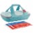 Pyrex Deep Portable Baking Dish with Sage Plastic Cover (4-Piece) 1138983 Perspective: bottom