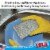 LOLA Wonder Scourer Non-Scratch Scouring Pad, Dual-Purpose Cleaning Sponge, 1 CT Perspective: bottom