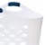 Rubbermaid 1.5 Capacity Flex N Carry Portable Flexible Laundry Basket, White Perspective: bottom