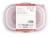 Rubbermaid® TakeAlongs® 4-Cup Rectangle Plastic Food Storage Containers - Ruby/Clear Perspective: bottom