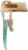 Harris Teeter™ Bambo Back Brush Perspective: bottom
