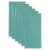 Design Imports CAMZ12447 Aqua Recycled Cotton Waffle Dishtowel Set - Set of 6 Perspective: bottom