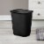 Sterilite 3 Gallon Plastic Rectangular Trash Can - Black Perspective: bottom