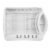 Sterilite Plastic Sink Drying Rack Set - White Perspective: bottom