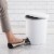 STERILITE 2.6 GALLON ULTRA STEP-ON WASTEBASKET - WHITE Perspective: bottom