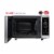 Sharp SMC1464HS 1.4 Cu. Ft. Silver Countertop Microwave Perspective: bottom