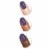 Sally Hansen® Miracle Gel™ Perplexed Purple Nail Polish Perspective: bottom
