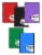 Top Flight Wide Rule 5-Subject Notebook - 200 Sheets - Assorted Perspective: bottom