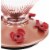 Perky-Pet Rose Gold Top-Fill Glass Hummingbird Feeder Perspective: bottom
