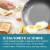 Gotham Steel Ocean Blue Cookware Set Perspective: bottom