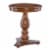 Linon Bree Wood Accent Side Table in Hazelnut Brown Perspective: bottom