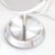 iDesign Stainless Steel Swivel Vanity Mirror - Silver Perspective: bottom