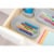 iDesign Eco Recycled Plastic Compact Drawer Bin - Gray Perspective: bottom