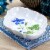 Martha Stewart Botanical Garden White Ceramic Serving Platter Perspective: bottom