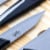 Gibson Home Wildcraft Stainless Steel Cutlery Set with Cutting Board Perspective: bottom