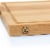 Martha Stewart Reversible Rectangle Beech Wood Cutting Board Perspective: bottom