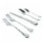 Gibson Home Manchester Classic Stainless Steel Flatware Silverware Set, 20 Piece Perspective: bottom
