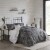 Madison Park Essentials Lilia 9 Piece Reversible Complete Bedding Set with Cotton Sheet King Perspective: bottom