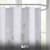 Madison Park Modern Floral Printed Burnout Shower Curtain with Yellow MP70-7482 Perspective: bottom